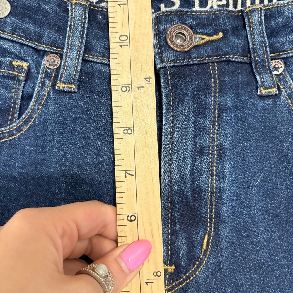 SPANX Assets Denim Classic Dark Wash Blue Jeans Skinny High Rise Sz 29 Slimming - Picture 10 of 10